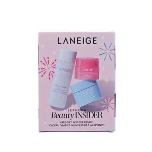Laneige Sephora Beauty Insider 3-Piece Gift Set Water Bank Cream Skin Lip Mask